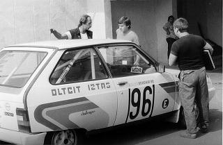 Rajchman-Vanda při přejímce (Rallye Bohemia 1988)
na Rallye Bohemia