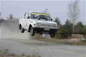 Großer Bild - Wartburg bei Lausitz rally 2001