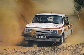 Großere Abbildung - Wartburg bei Rallyeinsatz