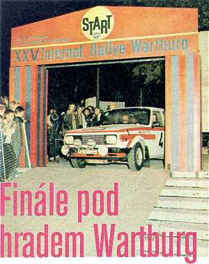 25. Rallye Wartburg 1982