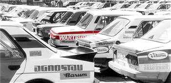 Uzaven parkovit Barum rallye 1988