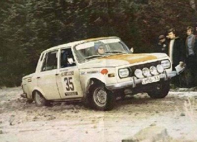 G.Gries-H.Würfel na RAC rallye 1971, kde odstoupil