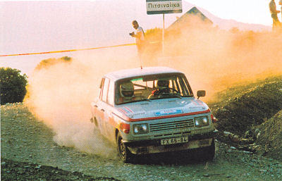 Heimbürger-Bruchmann na Rallye Acropolis 1986