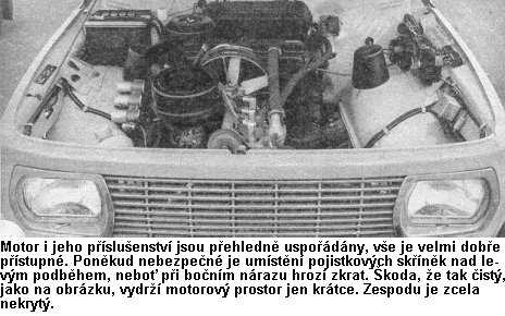 motorový prostor