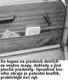 odkládací kapsa